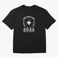World Cup 2026 Switzerland Football Fan Swiss Supporter T-Shirt_85614346 Classic T-Shirt Follow the Road to FIFA World Cup 2026 USA Canada Mexico with Messi, Neymar and Mbappe, England and Germany Energy, Championship Spirit, Famous Goals, Roaring