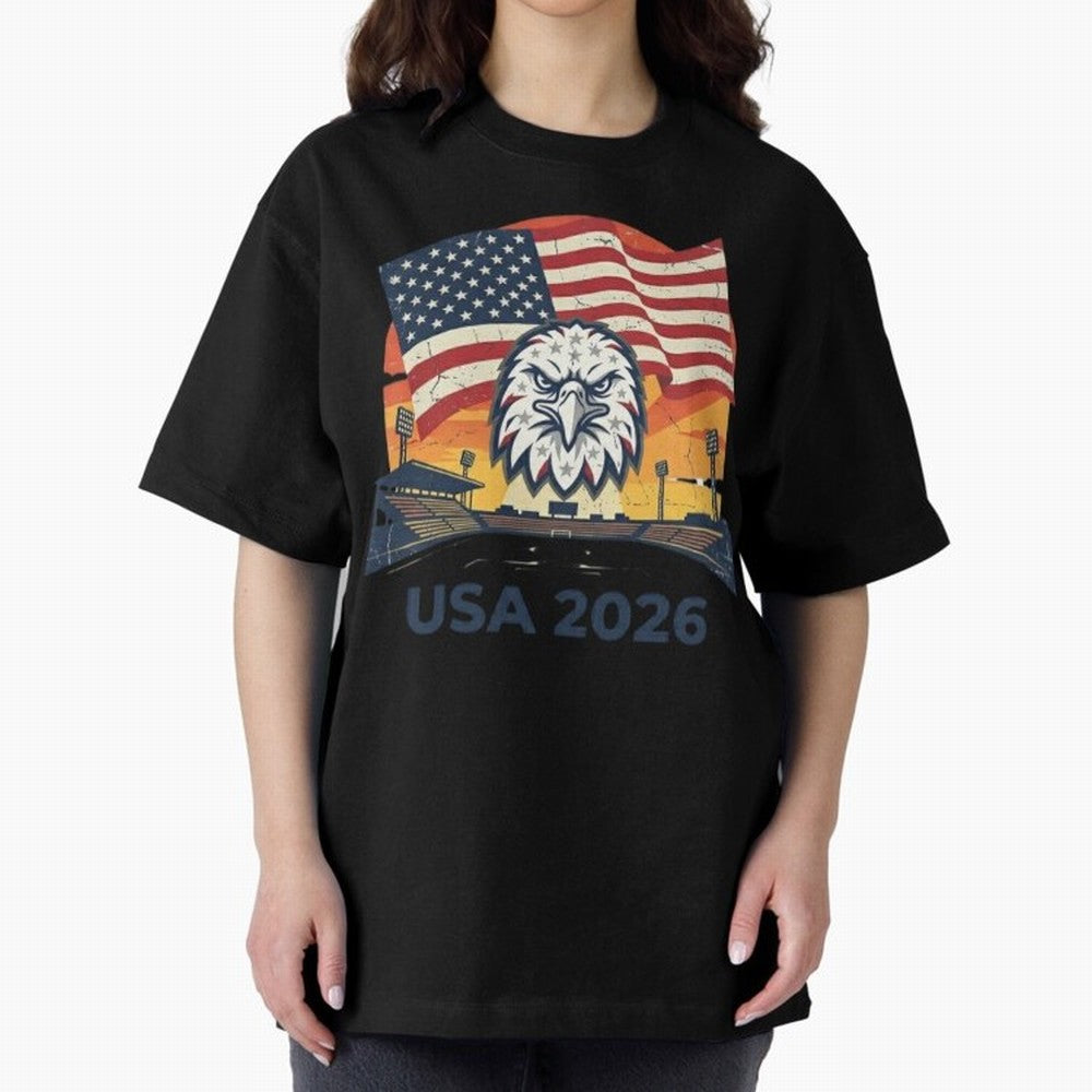 American Eagle 2026 USA World Cup Classic T-Shirt Make Every Match About FIFA World Cup 2026 USA Canada Mexico for Fans of Neymar and Argentina, France and Brazil, Bringing Game Day Rituals, Football Legends, Country Pride and the Road to the