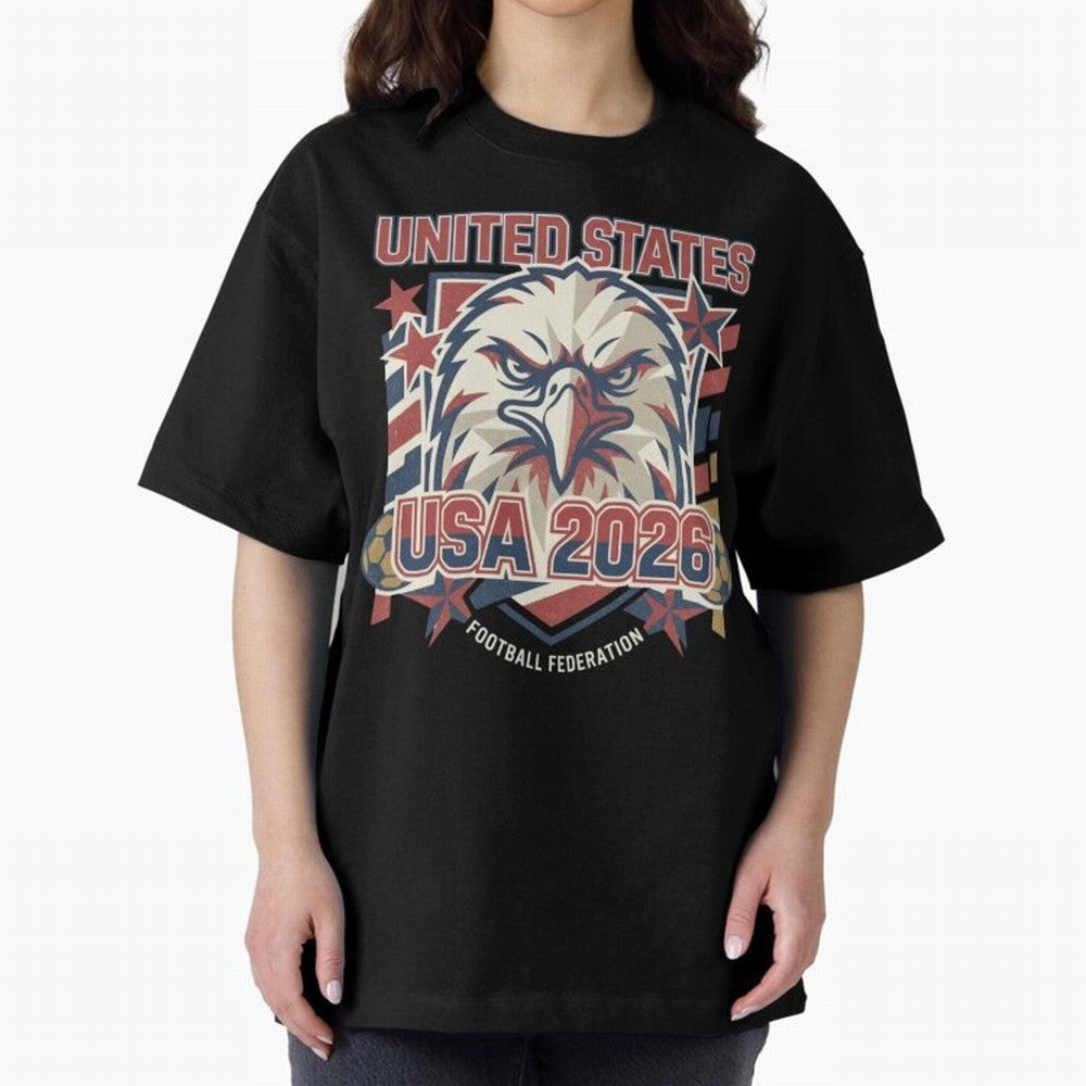 USA 2026 Retro Vintage World Cup Classic T-Shirt Back Your Heroes with FIFA World Cup 2026 Spirit, Capturing France, Haaland, Match Day Excitement, Supporter Culture, Golden Goals and Global Football Passion; Great for Watch Parties, Sports Bars,