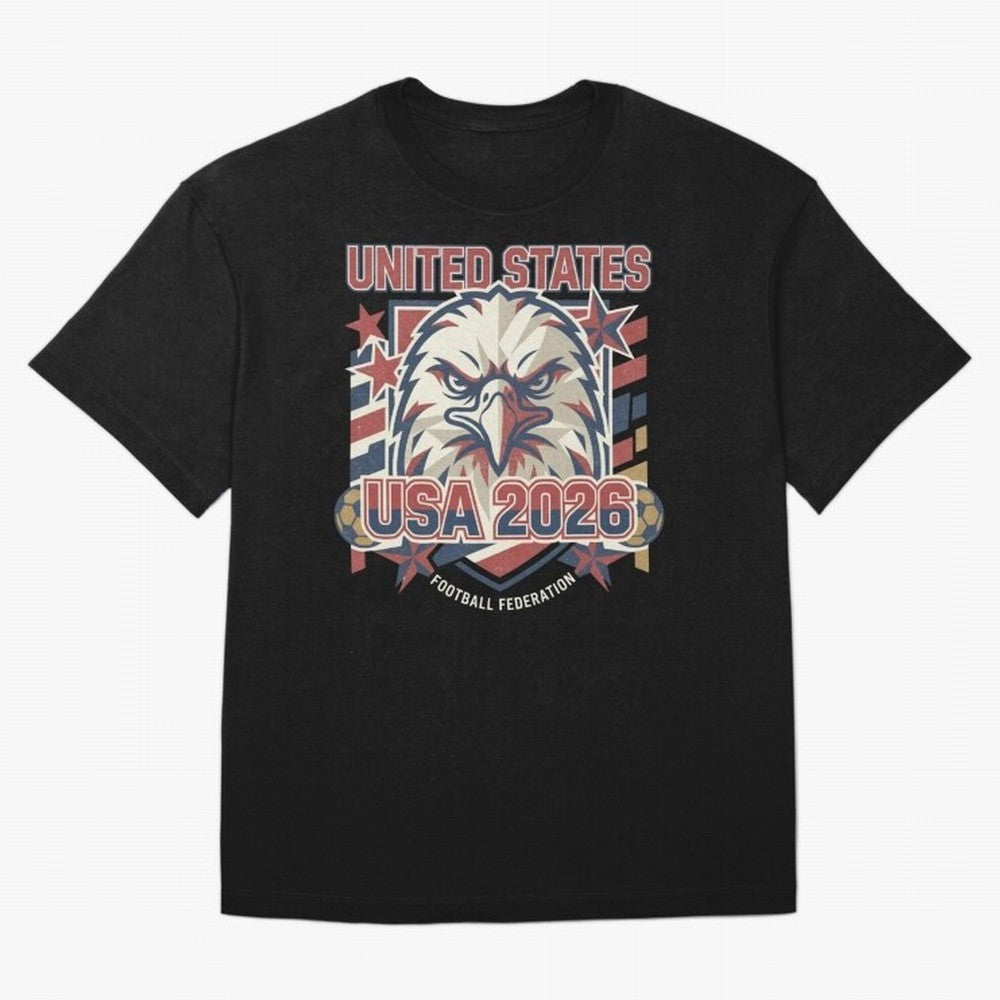 USA 2026 Retro Vintage World Cup Classic T-Shirt Back Your Heroes with FIFA World Cup 2026 Spirit, Capturing France, Haaland, Match Day Excitement, Supporter Culture, Golden Goals and Global Football Passion; Great for Watch Parties, Sports Bars,