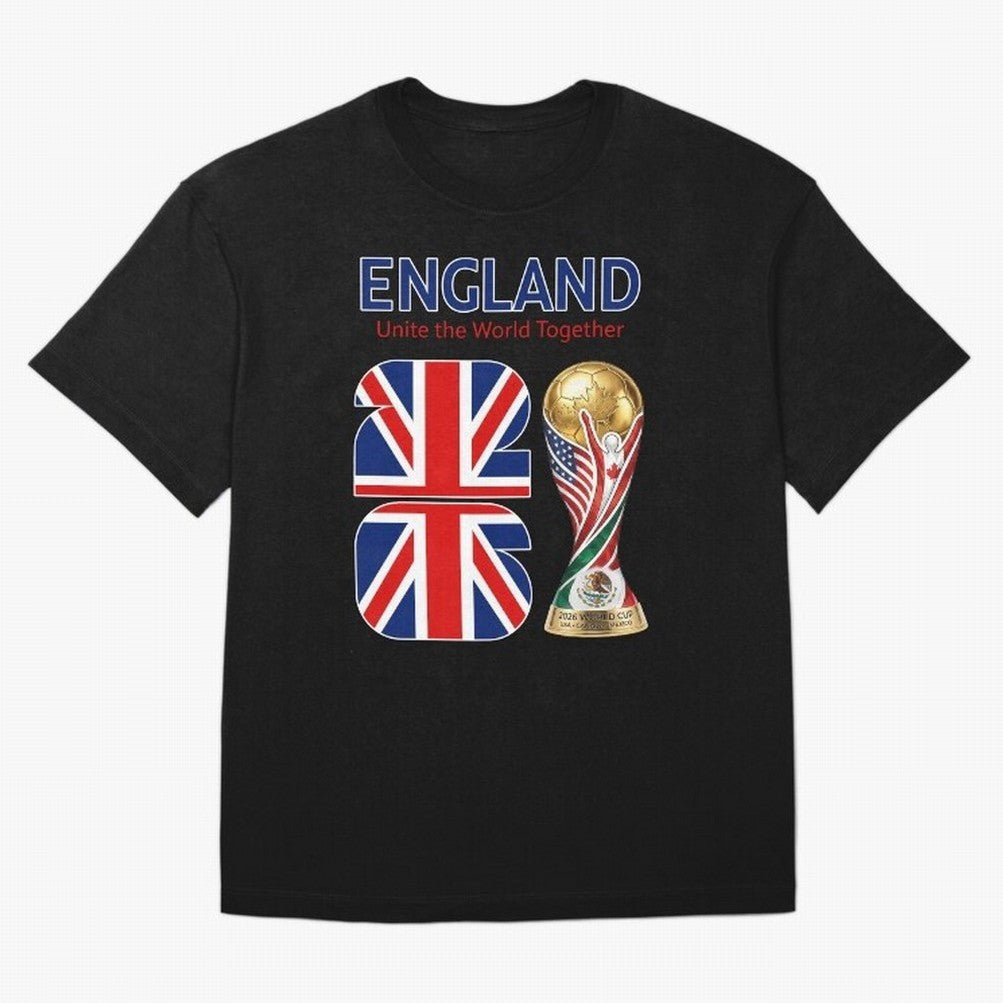 World Cup 2026, IMG 029, ENGLAND 001 Classic T-Shirt Celebrate Global Passion for Global Football Passion for FIFA World Cup 2026 Group Stage, with Neymar, Haaland and Cristiano Ronaldo, Portugal, Classic Soccer Heritage, Championship Pressure, Fan