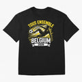 Belgium Fan Art World Cup 2026 Classic T-Shirt Follow Every Goal of Match Day Hype around FIFA World Cup 2026 USA Canada Mexico, CR7, Spain and Netherlands, Goal Celebration Energy, Supporter Heritage, Football Icons and Worldwide Tournament Joy;