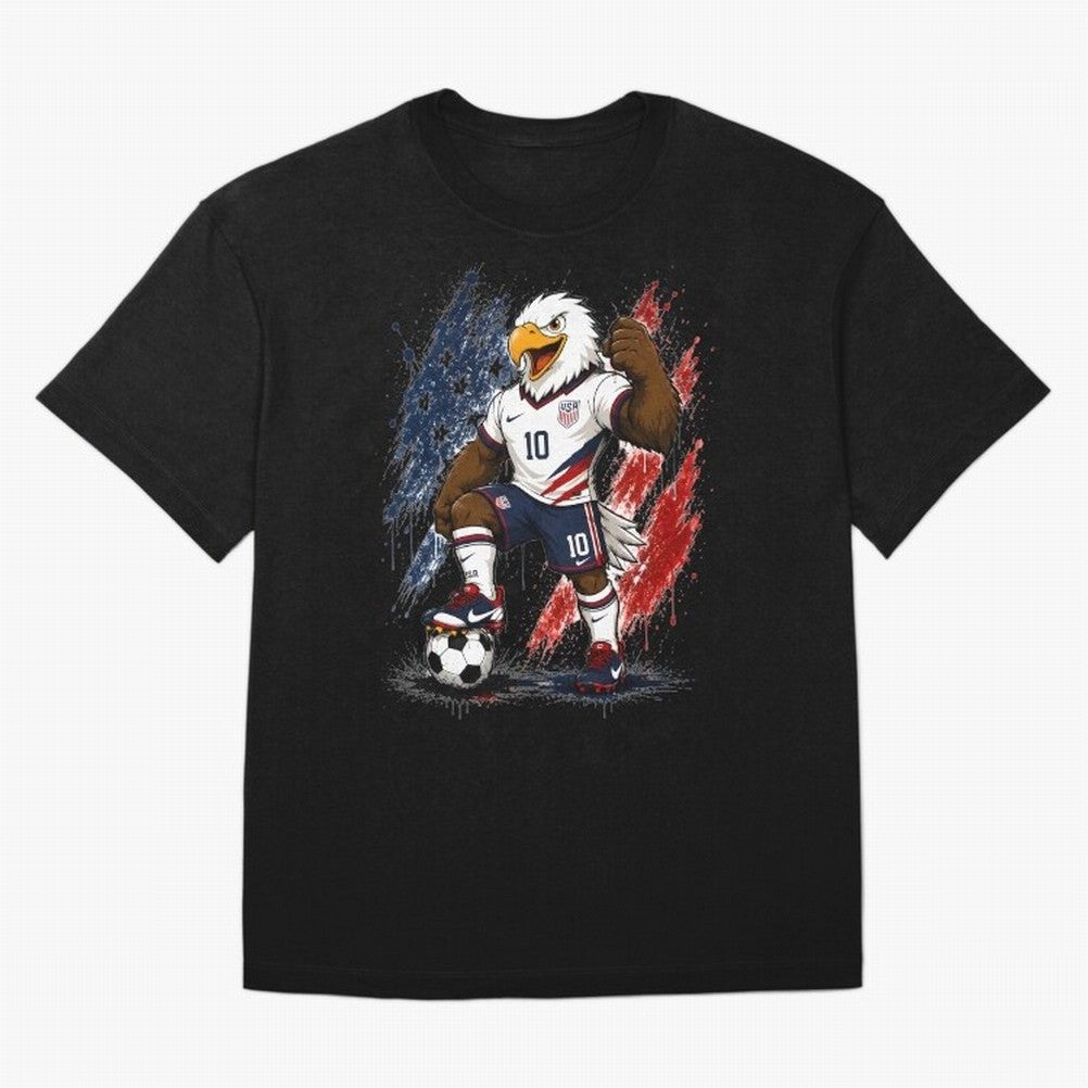 USA World Cup Classic T-Shirt Feel FIFA World Cup 2026 Group Stage Highlighting Haaland, Spain and Netherlands Energy, Game Day Rituals, Football Legends, Country Pride and the Road to the Final; Great for Watch Parties, Sports Bars, Family Nights,