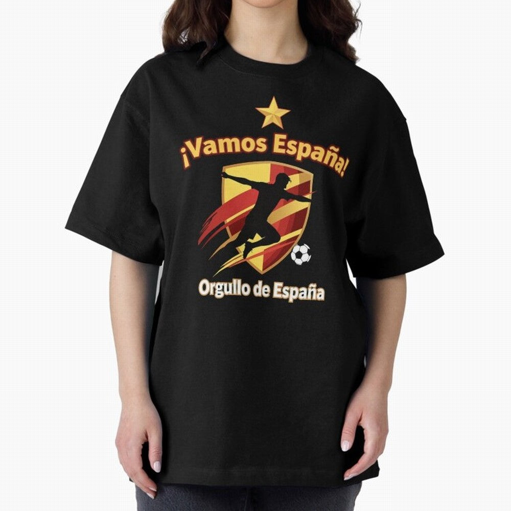 Spain World Cup 2026 Fan Art Classic T-Shirt Celebrate Fan Favorites in Global Football Passion for FIFA World Cup 2026 Group Stage, Filled with Messi, CR7 and Mbappe, Spain, Goal Celebration Energy, Supporter Heritage, Football Icons and Worldwide