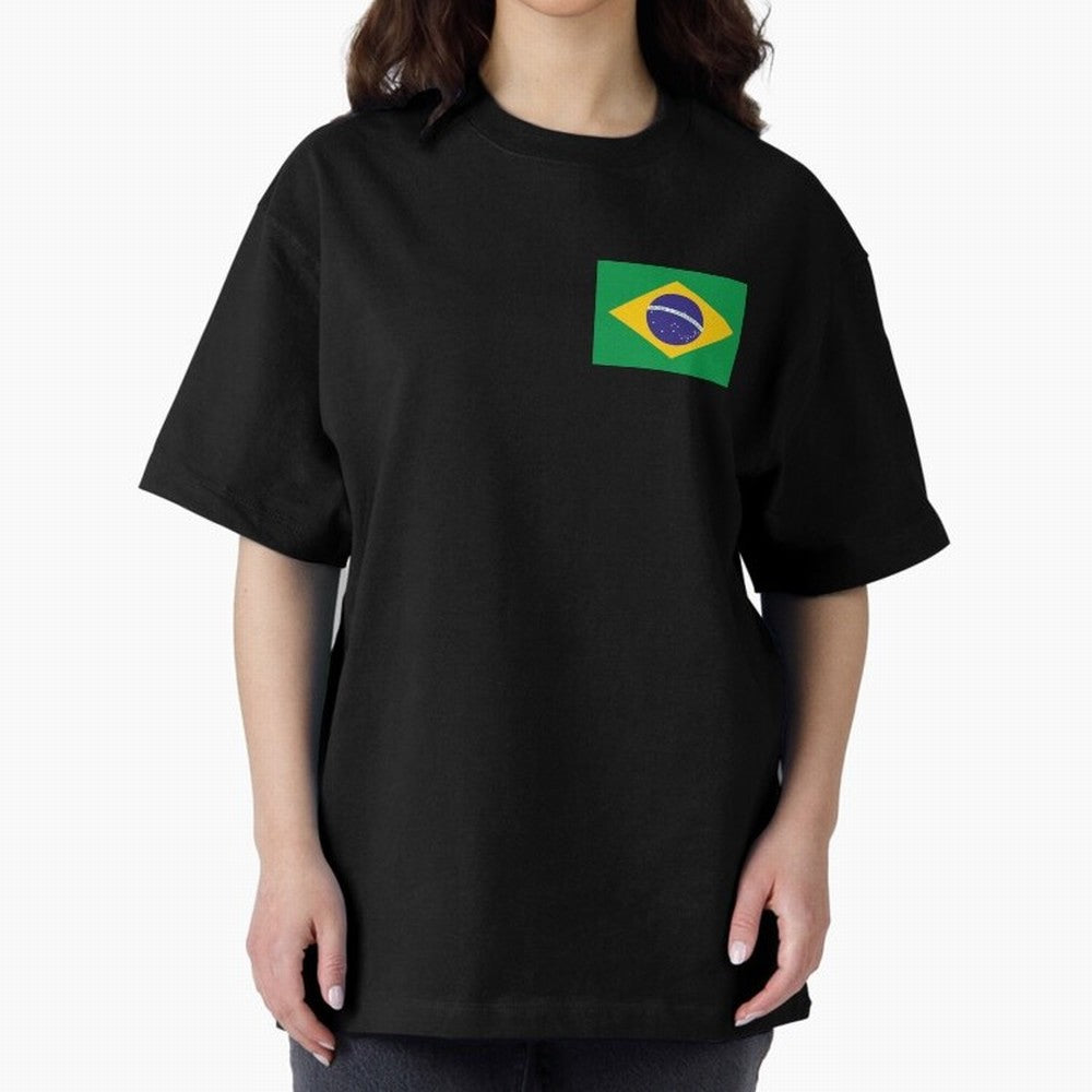 Brazil Flag Classic T-Shirt Spotlight Global Football Passion for FIFA World Cup 2026 USA Canada Mexico, Connected to Mbappe, England and Germany, Tournament Hype, Historic Matchups, Family Viewing Parties and Global Sports Pride; Ideal for