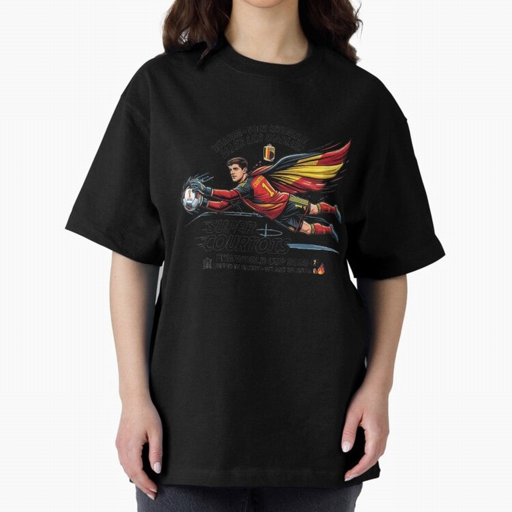 Thibaut Courtois Fan Art Classic T-Shirt Show Support during Match Day Hype around FIFA World Cup 2026 USA Canada Mexico, Haaland, Argentina and Brazil, Worldwide Fan Energy, Dramatic Goals, Stadium Lights and Championship Celebrations; Great for