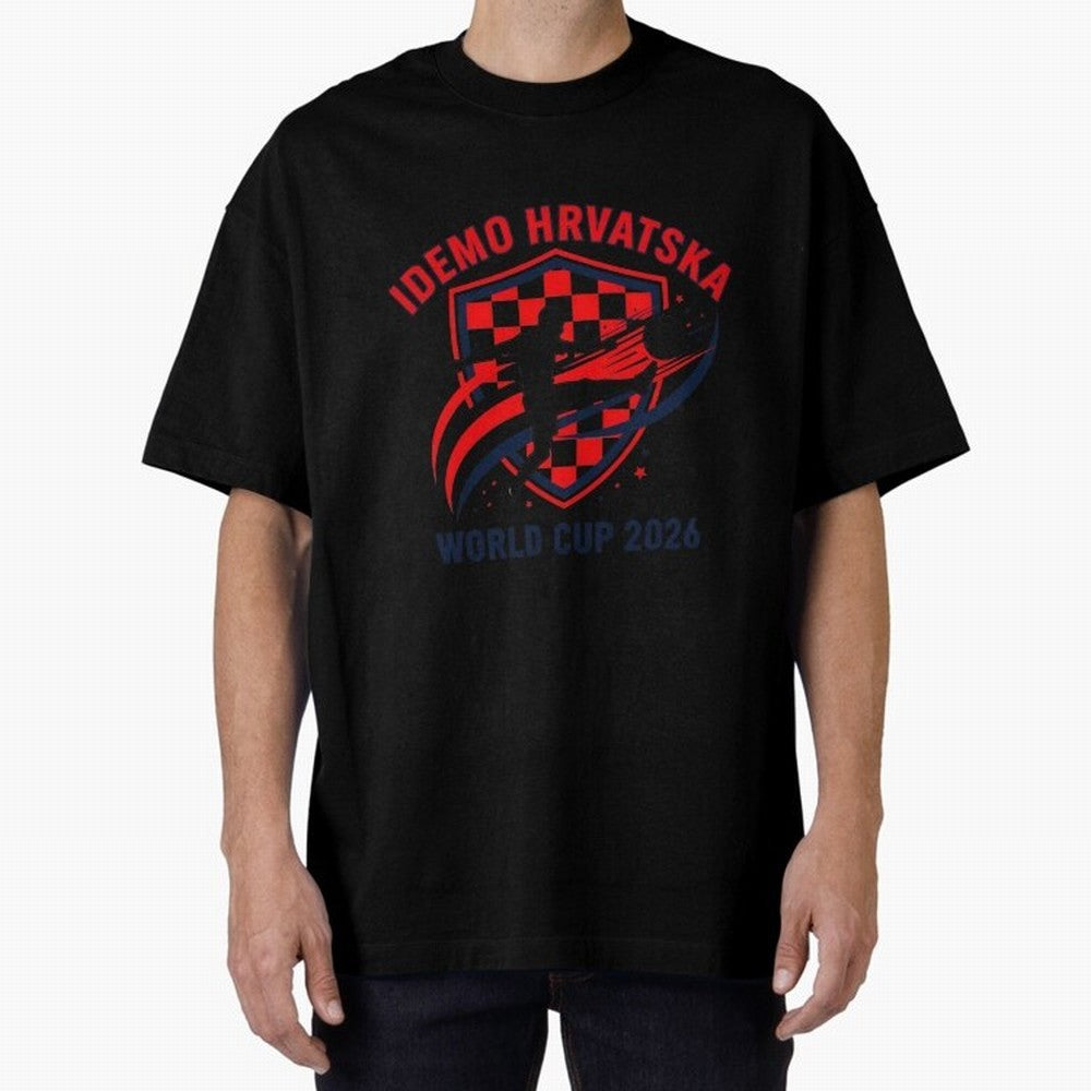 Croatia World Cup 2026 Fan Art Classic T-Shirt Bring Global Tournament Vibes to the FIFA World Cup 2026 Journey through Haaland and Mbappe Highlights, Germany Pride, Football Festival Excitement, Trophy Ambitions, Country Rivalries and Star Player