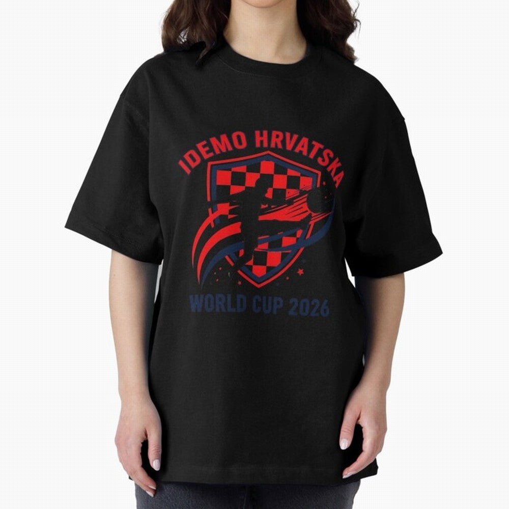 Croatia World Cup 2026 Fan Art Classic T-Shirt Bring Global Tournament Vibes to the FIFA World Cup 2026 Journey through Haaland and Mbappe Highlights, Germany Pride, Football Festival Excitement, Trophy Ambitions, Country Rivalries and Star Player