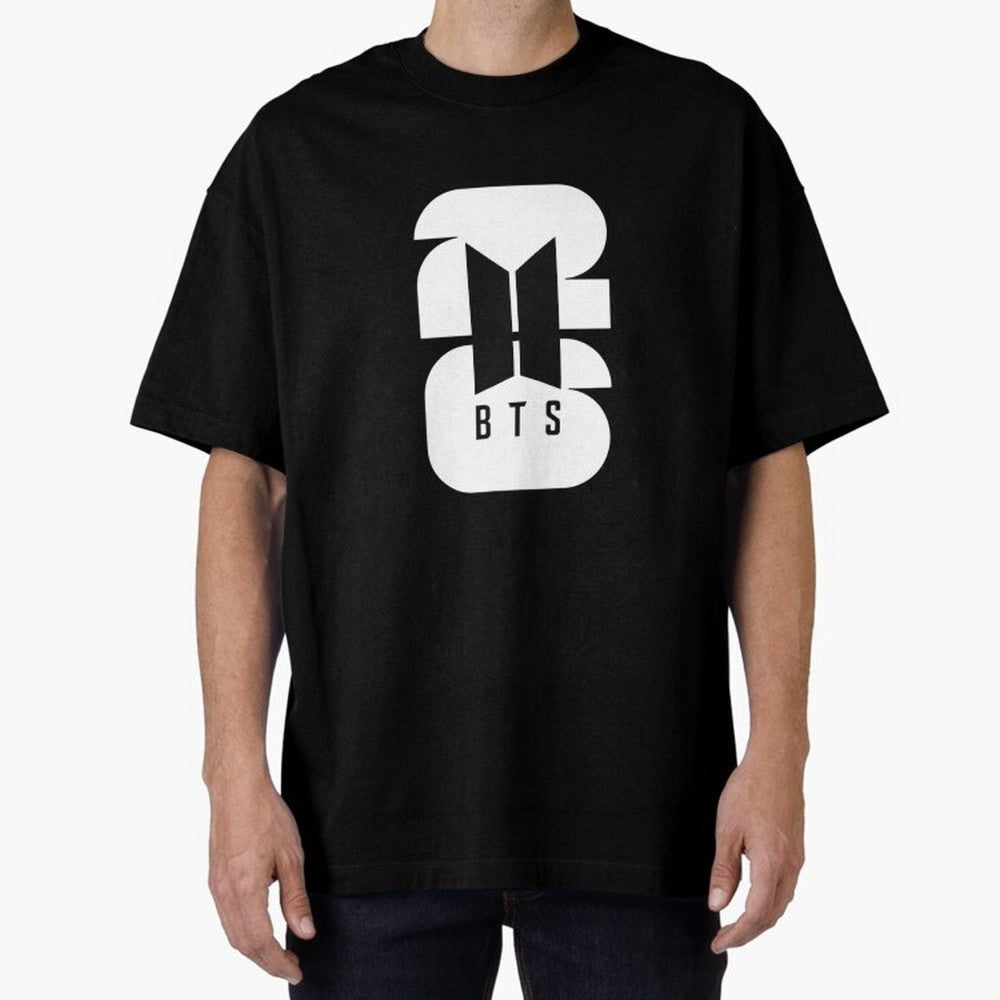BTS and World Cup Logo - Classic Black and White Edition Classic T-Shirt Join Global Football Passion for FIFA World Cup 2026 Group Stage, Driven by Haaland and Mbappe, Argentina, France and Brazil, Tournament Hype, Historic Matchups, Family