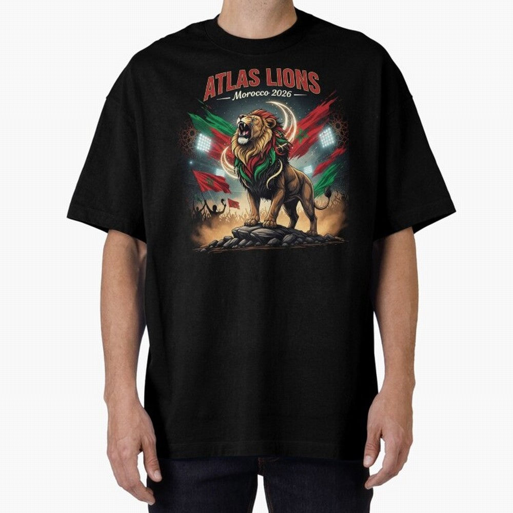 Atlas Lions - Morocco Football Team ready for the World Cup Classic T-Shirt Bring Match Day Fire to FIFA World Cup 2026 for Fans of Haaland and France and Portugal, Bringing Tournament Hype, Historic Matchups, Family Viewing Parties and Global