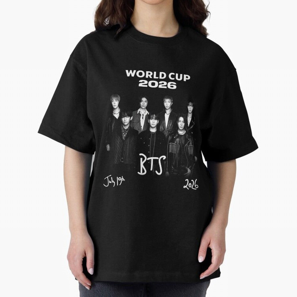 BTS World Cup 2026 Special Edition - OT7 Team Photo Classic T-Shirt Show Support during Match Day Hype around FIFA World Cup 2026 USA Canada Mexico, Cristiano Ronaldo, Haaland and CR7, Brazil, Game Day Rituals, Football Legends, Country Pride and