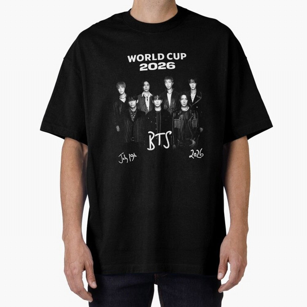 BTS World Cup 2026 Special Edition - OT7 Team Photo Classic T-Shirt Show Support during Match Day Hype around FIFA World Cup 2026 USA Canada Mexico, Cristiano Ronaldo, Haaland and CR7, Brazil, Game Day Rituals, Football Legends, Country Pride and