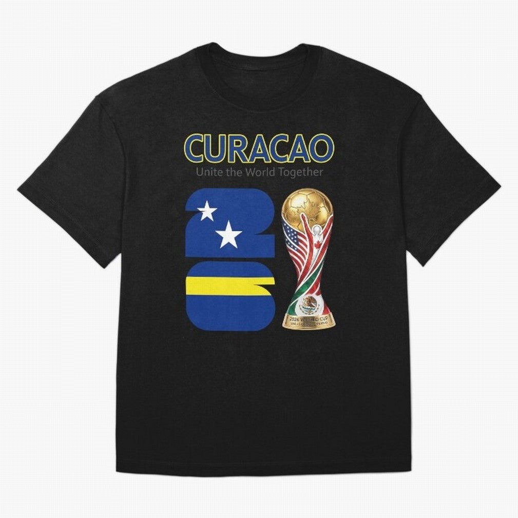 World Cup 2026, IMG 028, CURACAO 001 Classic T-Shirt Showcase FIFA World Cup 2026 USA Canada Mexico Spirit, Capturing Portugal, Spain and Germany, Neymar, Vintage Soccer Flavor, Modern Football Stars, National Flags and Final Night Emotion; Built