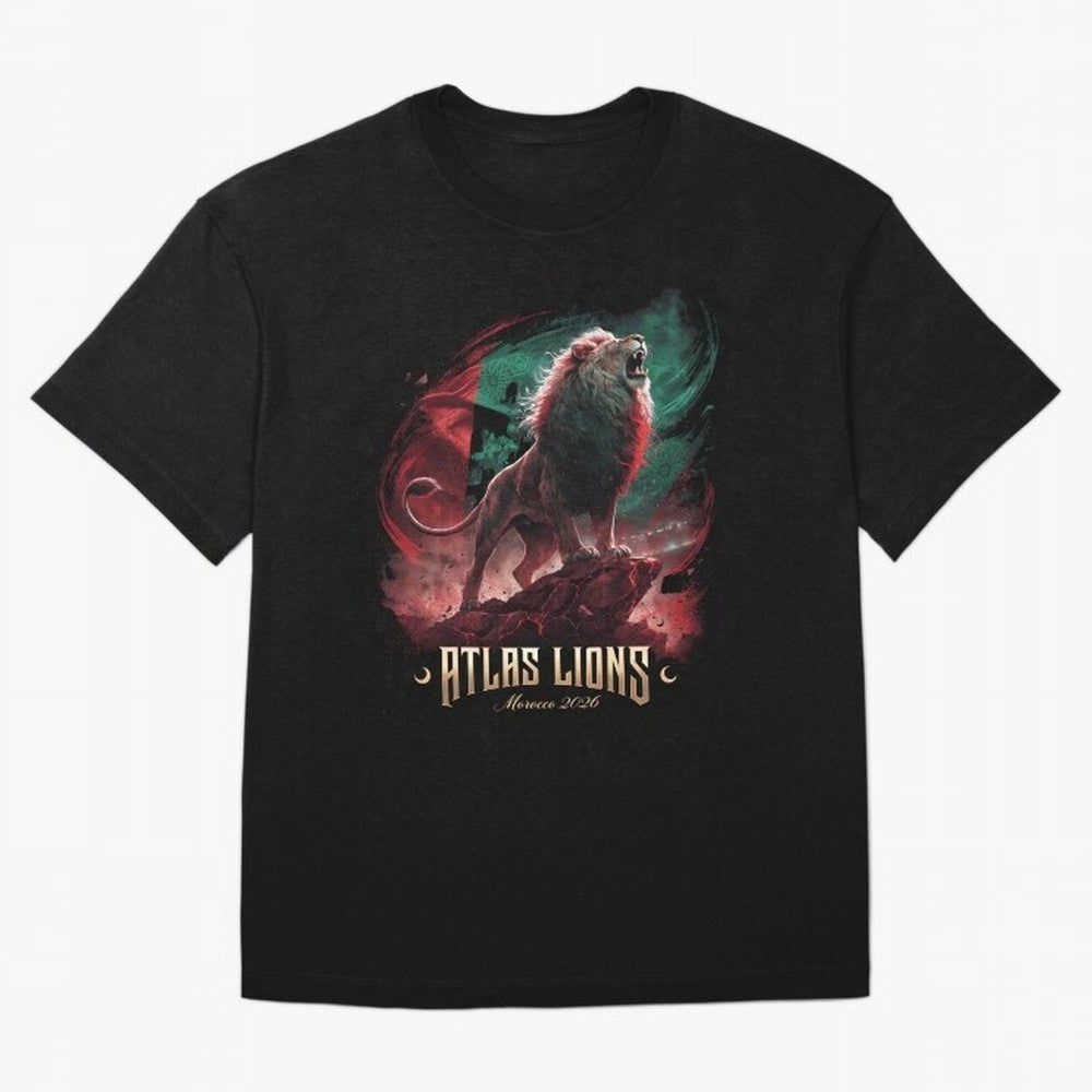 Morocco - The Atlas Lions Classic T-Shirt Celebrate the Magic of FIFA World Cup 2026 USA Canada Mexico Celebrating Haaland and Mbappe, Brazil, Portugal and Argentina Energy, Goal Celebration Energy, Supporter Heritage, Football Icons and Worldwide