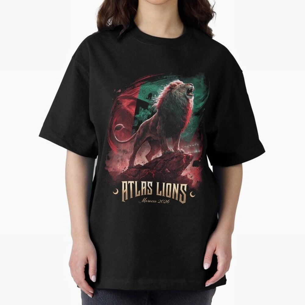 Morocco - The Atlas Lions Classic T-Shirt Celebrate the Magic of FIFA World Cup 2026 USA Canada Mexico Celebrating Haaland and Mbappe, Brazil, Portugal and Argentina Energy, Goal Celebration Energy, Supporter Heritage, Football Icons and Worldwide