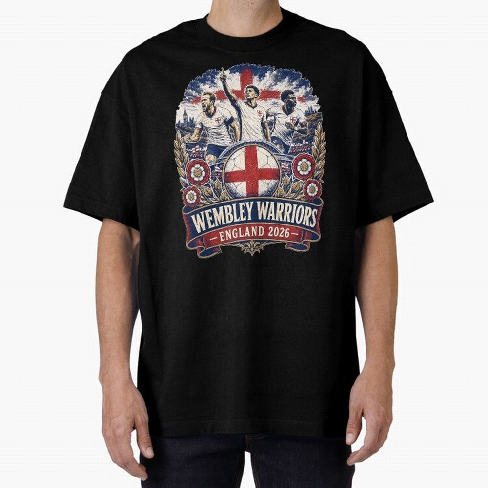 Wembley Warriors Classic T-Shirt Show Up for the Glory of Global Football Passion for FIFA World Cup 2026 USA Canada Mexico, Featuring CR7, Spain, Worldwide Fan Energy, Dramatic Goals, Stadium Lights and Championship Celebrations; Built for