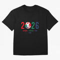 World Cup 2026 Host Nations Soccer Design Classic T-Shirt Back the Journey through FIFA World Cup 2026 Group Stage Spirit, Capturing Spain, Neymar, Retro Football Energy, Iconic Rivalries, Trophy Chase Drama and Stadium Atmosphere; Ideal for