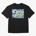 Soccer Players in Hokusai Waves Japan Classic T-Shirt Support Global Football Passion for FIFA World Cup 2026, Driven by CR7, England and Germany, Supporter Pride, Iconic Celebrations, Legendary Names and Global Match Day Energy; Created for Match