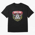 Dallas 2026 Host City Emblem with Laurel Classic T-Shirt Step into Match Day Hype around FIFA World Cup 2026 USA Canada Mexico, Mbappe and Neymar, Spain and Netherlands, Match Day Excitement, Supporter Culture, Golden Goals and Global Football