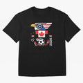 North America Spirit Cup 2026 T-Shirt_82734510 Classic T-Shirt Feel the Roar of Global Football Passion for FIFA World Cup 2026, Celebrating Neymar, Haaland and Cristiano Ronaldo, Germany, Global Supporter Spirit, Legendary Goals, National Colors