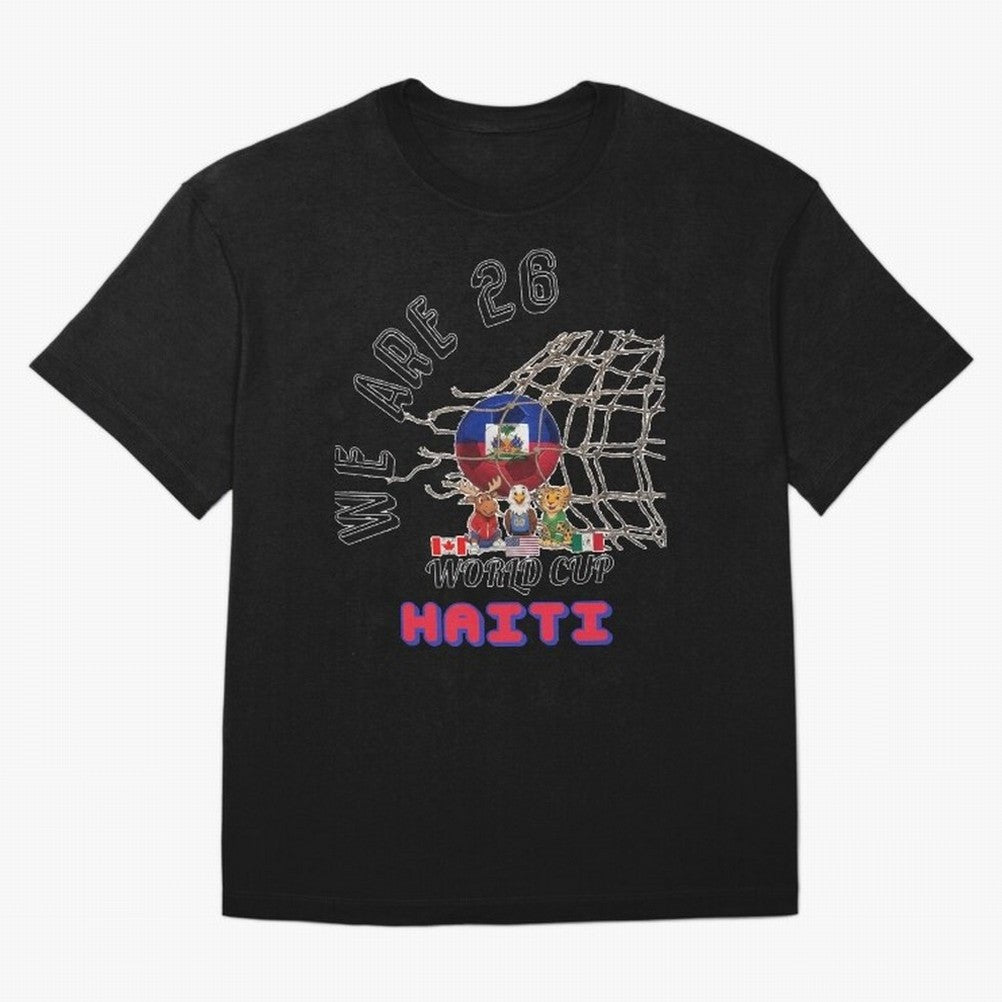 World cup 26 - Haiti Classic T-Shirt Show Love for Legendary Goals in FIFA World Cup 2026 Spirit, Driven by France, CR7 and Messi, Fan Favorite Moments, National Team Passion, Big Match Drama and Soccer History; Perfect for Supporters Who Want Bold