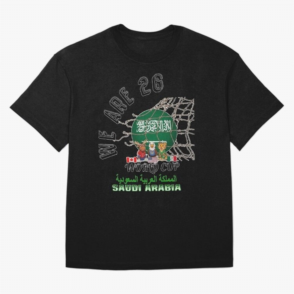 World cup 26 - Saudi Arabia Classic T-Shirt Represent Football Lovers during FIFA World Cup 2026 Centered on Messi, Argentina and Brazil Energy, Stadium Memories, Football Loyalty, International Chants and Championship Tradition; Created for Match
