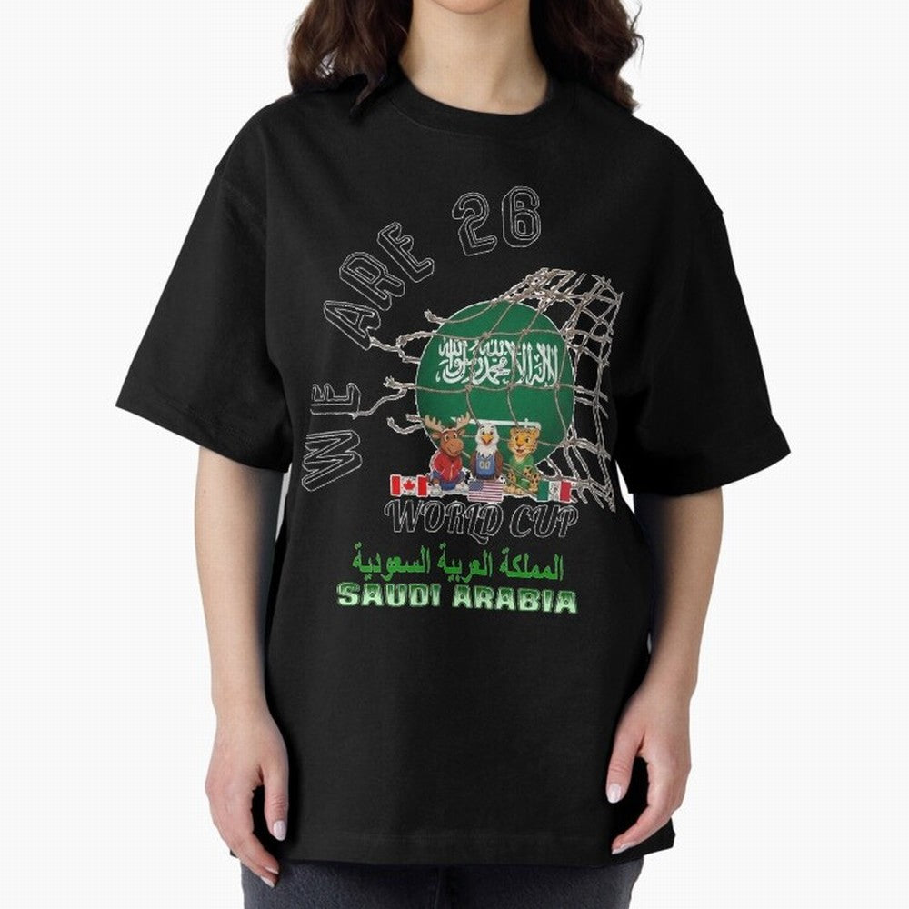 World cup 26 - Saudi Arabia Classic T-Shirt Represent Football Lovers during FIFA World Cup 2026 Centered on Messi, Argentina and Brazil Energy, Stadium Memories, Football Loyalty, International Chants and Championship Tradition; Created for Match