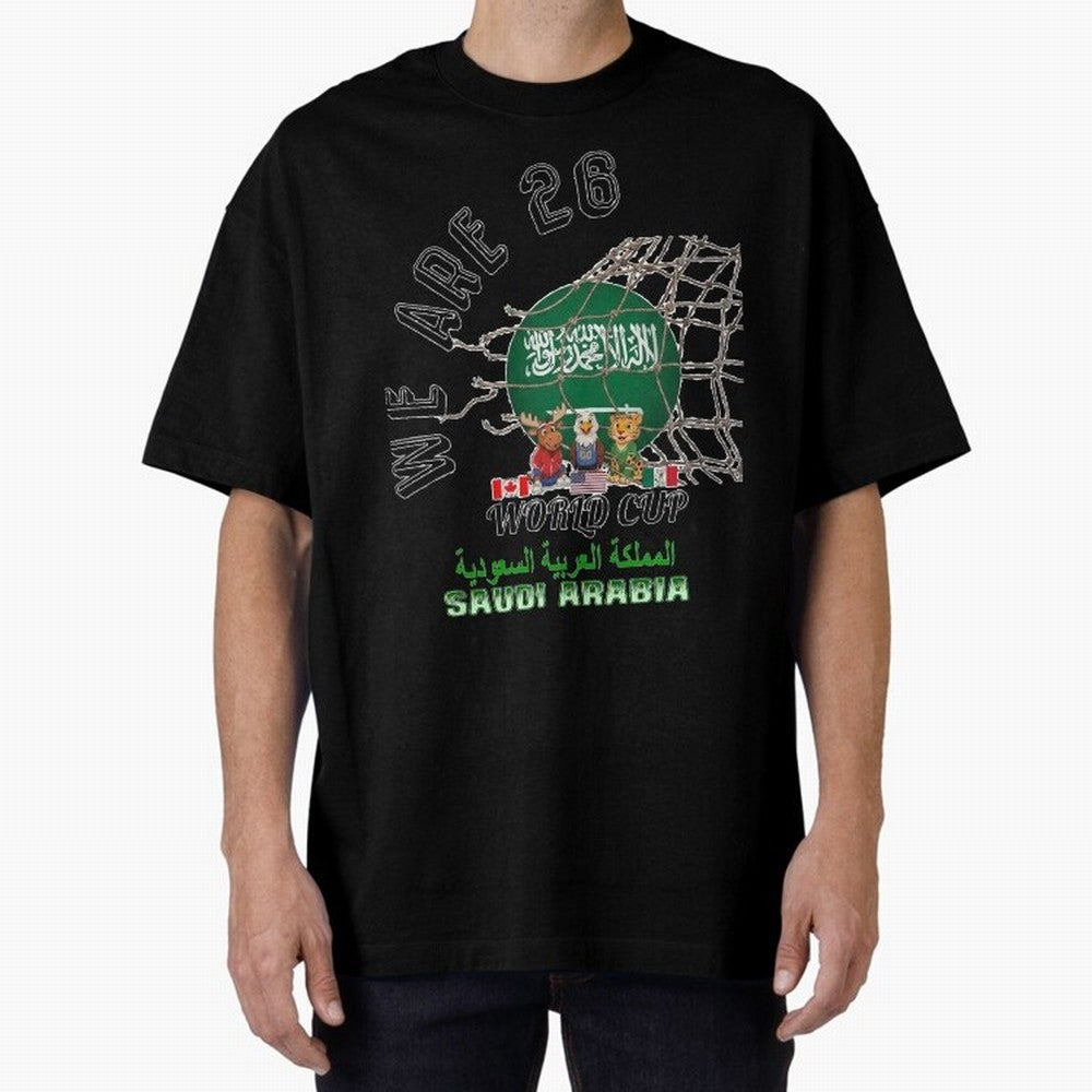 World cup 26 - Saudi Arabia Classic T-Shirt Represent Football Lovers during FIFA World Cup 2026 Centered on Messi, Argentina and Brazil Energy, Stadium Memories, Football Loyalty, International Chants and Championship Tradition; Created for Match