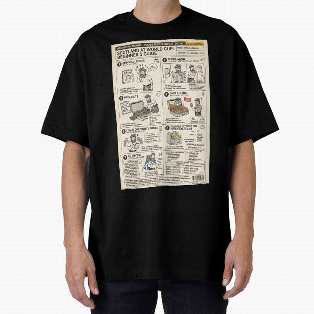 Scotland's Beginners Guide To The World Cup Classic T-Shirt Bring Stadium Energy to FIFA World Cup 2026 USA Canada Mexico Capturing Mbappe, Spain Energy, Football Festival Excitement, Trophy Ambitions, Country Rivalries and Star Player Buzz; Ideal
