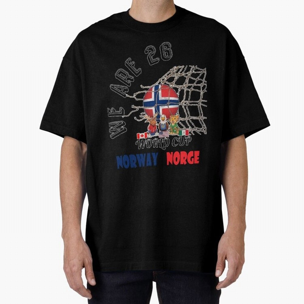 World cup 26 - Norway Classic T-Shirt Bring Retro Soccer Energy to Match Day Hype around FIFA World Cup 2026 USA Canada Mexico, Mbappe, France, Sports Nostalgia, International Competition, Famous Players and Unforgettable Victories; Created for