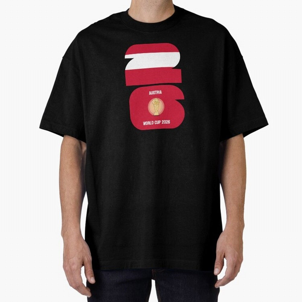 Austria: World Cup 2026 Classic T-Shirt Make Every Kick Count in the FIFA World Cup 2026 USA Canada Mexico Journey through Haaland Highlights, Germany Pride, Championship Spirit, Famous Goals, Roaring Crowds and International Football Unity;