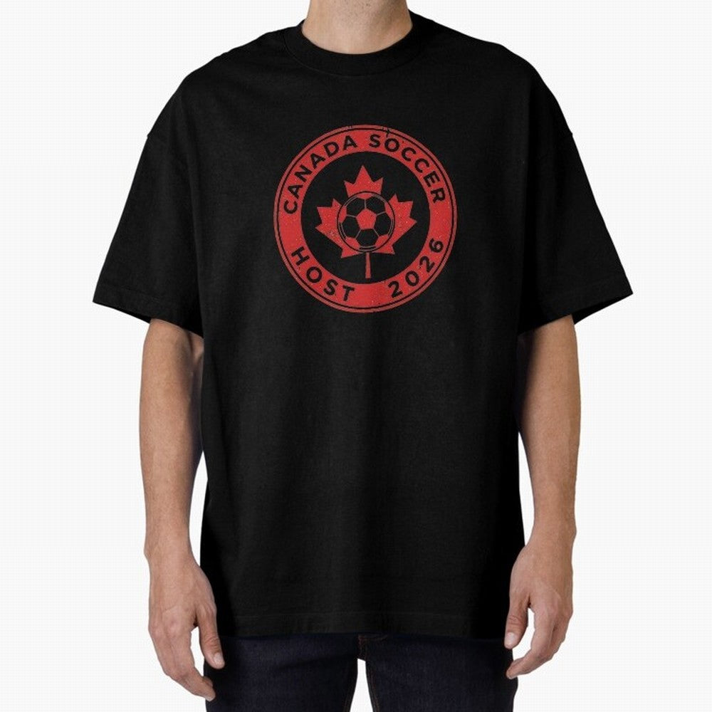 Canada Soccer Host 2026 Emblem Design T-Shirt_83133385 Classic T-Shirt Experience the FIFA World Cup 2026 USA Canada Mexico Journey through Mbappe and Neymar Highlights, Germany Pride, Supporter Pride, Iconic Celebrations, Legendary Names and