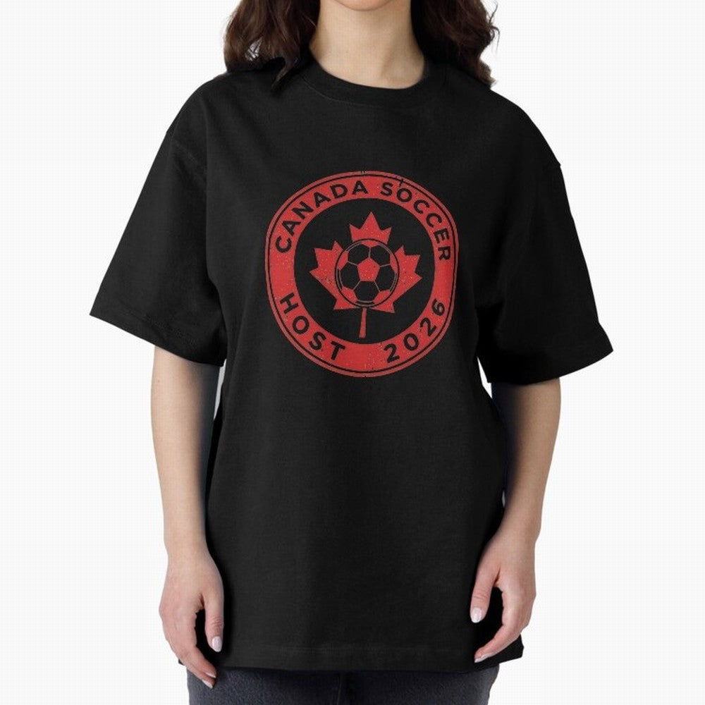 Canada Soccer Host 2026 Emblem Design T-Shirt_83133385 Classic T-Shirt Experience the FIFA World Cup 2026 USA Canada Mexico Journey through Mbappe and Neymar Highlights, Germany Pride, Supporter Pride, Iconic Celebrations, Legendary Names and