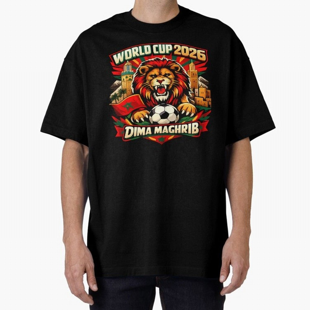 World Cup 2026, Dima Maghrib, June 13, 2026, We Are Morocco, Go Morocco, Morocco vs Brazil, Morocco World Cup 2026, World Morocco, Maghrib Classic T-Shirt Keep Football History Alive during Match Day Hype around FIFA World Cup 2026 USA Canada