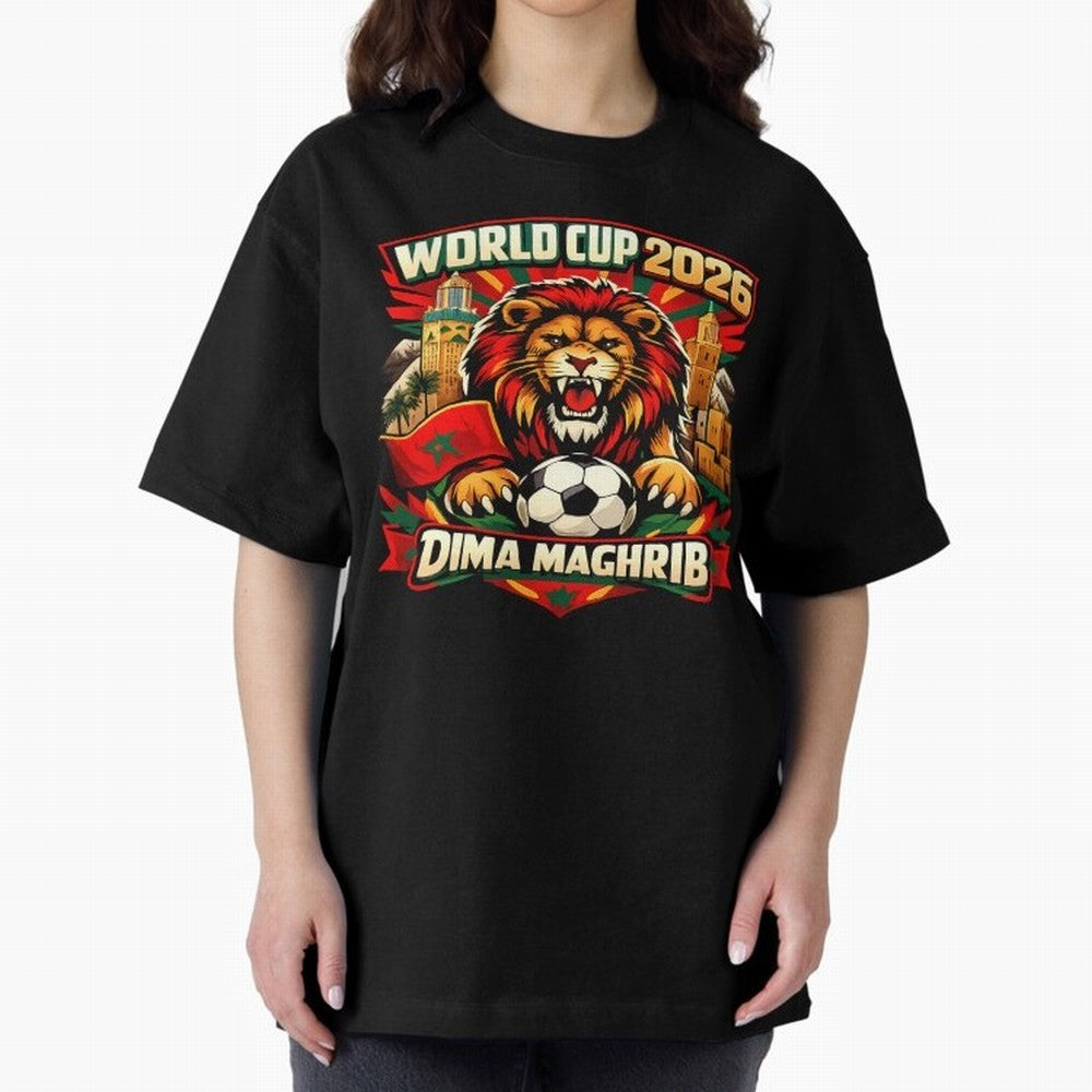 World Cup 2026, Dima Maghrib, June 13, 2026, We Are Morocco, Go Morocco, Morocco vs Brazil, Morocco World Cup 2026, World Morocco, Maghrib Classic T-Shirt Keep Football History Alive during Match Day Hype around FIFA World Cup 2026 USA Canada