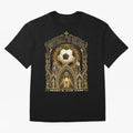 Football Is Religion World Cup 2026 Soccer T-Shirt Classic T-Shirt Follow the Road to FIFA World Cup 2026 USA Canada Mexico with Messi, Neymar and Mbappe, England and Germany Energy, Championship Spirit, Famous Goals, Roaring Crowds and