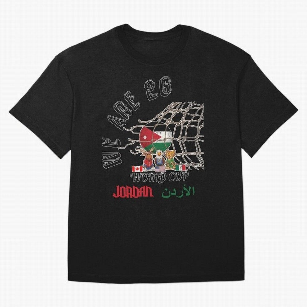 World cup 26 - Jordan Classic T-Shirt Make Your Look Match FIFA World Cup 2026 Group Stage Spirit, Inspired by Argentina, Haaland, Vintage Soccer Flavor, Modern Football Stars, National Flags and Final Night Emotion; Great for Watch Parties, Sports