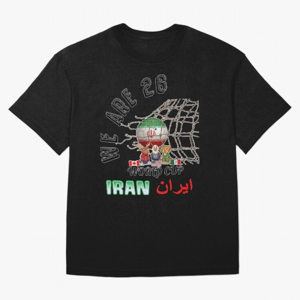 World cup 26 - Iran Classic T-Shirt Celebrate Rivalries and Pride in FIFA World Cup 2026 Group Stage Spirit, Centered on England, France and Netherlands, Messi, Soccer Culture, Superstar Moments, National Team Dreams and Competitive Fire; Ideal for
