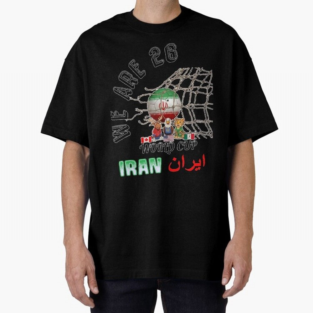 World cup 26 - Iran Classic T-Shirt Celebrate Rivalries and Pride in FIFA World Cup 2026 Group Stage Spirit, Centered on England, France and Netherlands, Messi, Soccer Culture, Superstar Moments, National Team Dreams and Competitive Fire; Ideal for