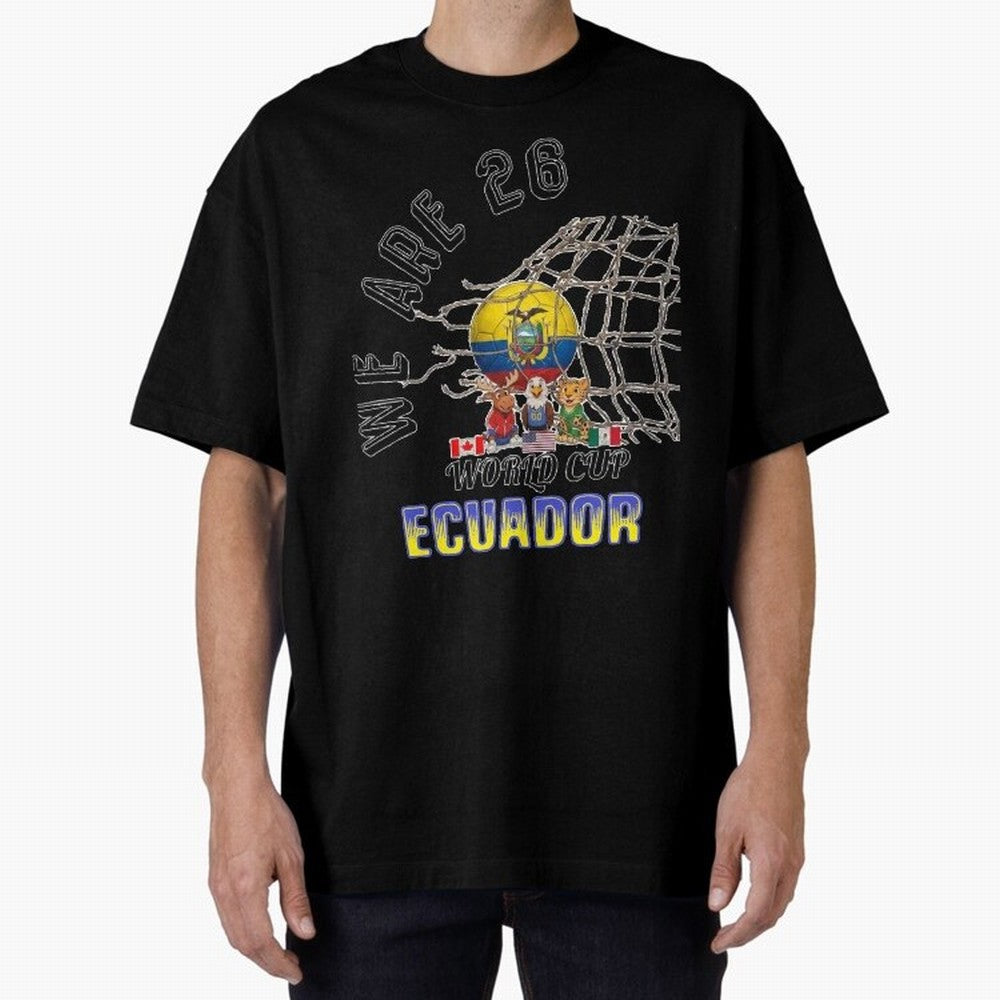 World cup 26 - Ecuador Classic T-Shirt Show Your Tournament Heart for Match Day Hype around FIFA World Cup 2026 Group Stage, Cristiano Ronaldo, Portugal, Football History, Final Match Energy, Crowd Noise and Once in a Lifetime Moments; Created for