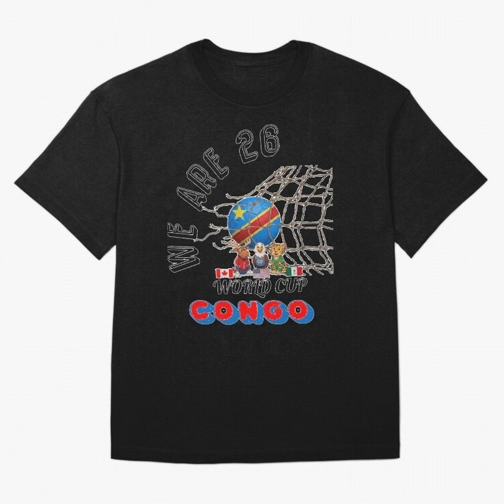 World cup 26 - Congo Classic T-Shirt Share the Excitement of FIFA World Cup 2026 Group Stage for Fans of Haaland and Mbappe and Spain and Netherlands, Bringing Fan Favorite Moments, National Team Passion, Big Match Drama and Soccer History; Created