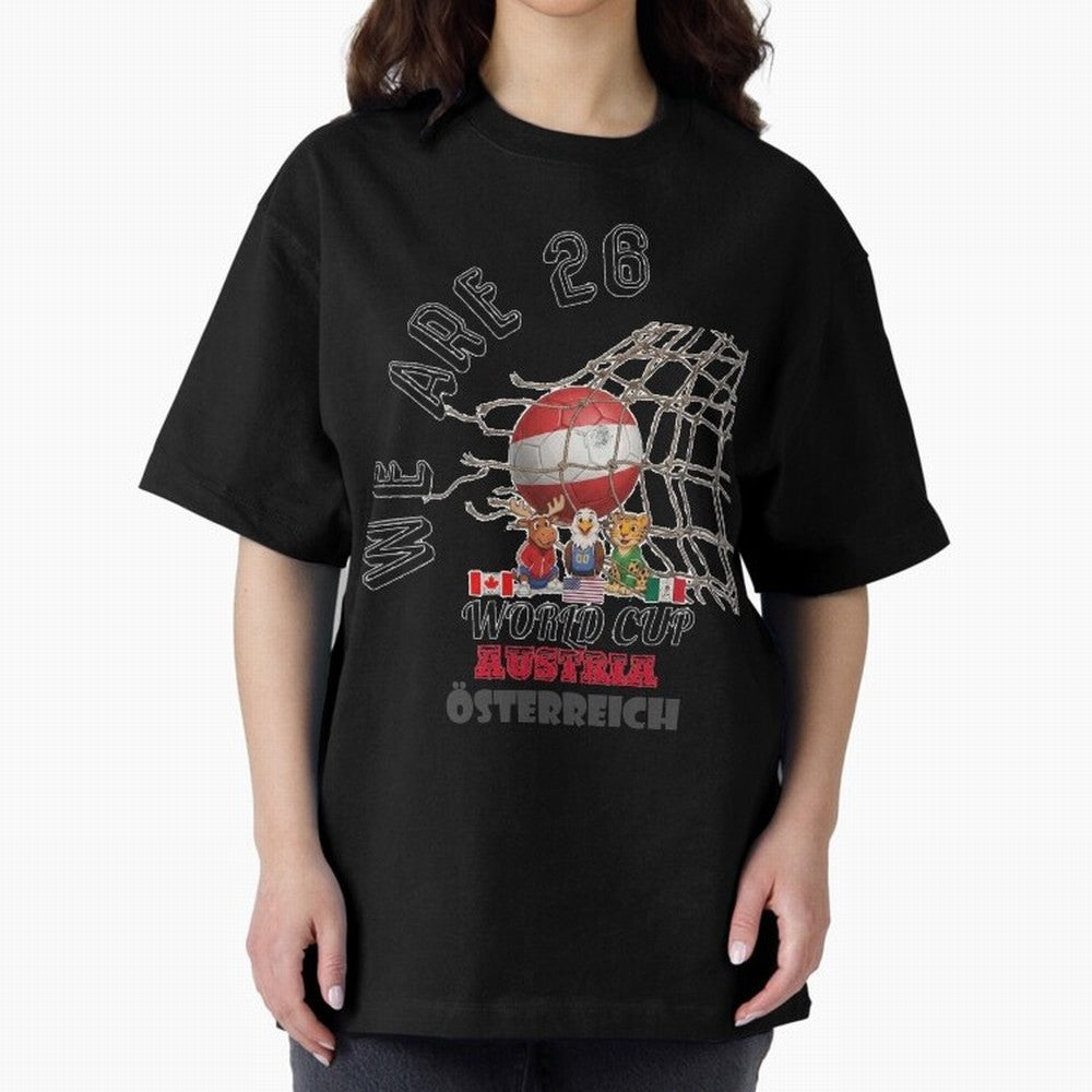 World cup 26 - Austria Classic T-Shirt Bring a Vintage Feel to Global Football Passion for FIFA World Cup 2026, Filled with Messi, Argentina and Brazil, Football Passion, Legendary Performances, Festival Vibes and Supporter Community; Built for