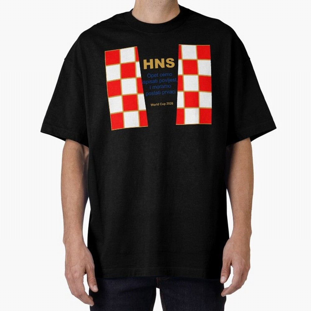 Croatia jersey with motto gold Classic T-Shirt Enjoy FIFA World Cup 2026 Group Stage for Fans of Haaland and Mbappe and Germany, Bringing Worldwide Fan Energy, Dramatic Goals, Stadium Lights and Championship Celebrations; Perfect for People Who