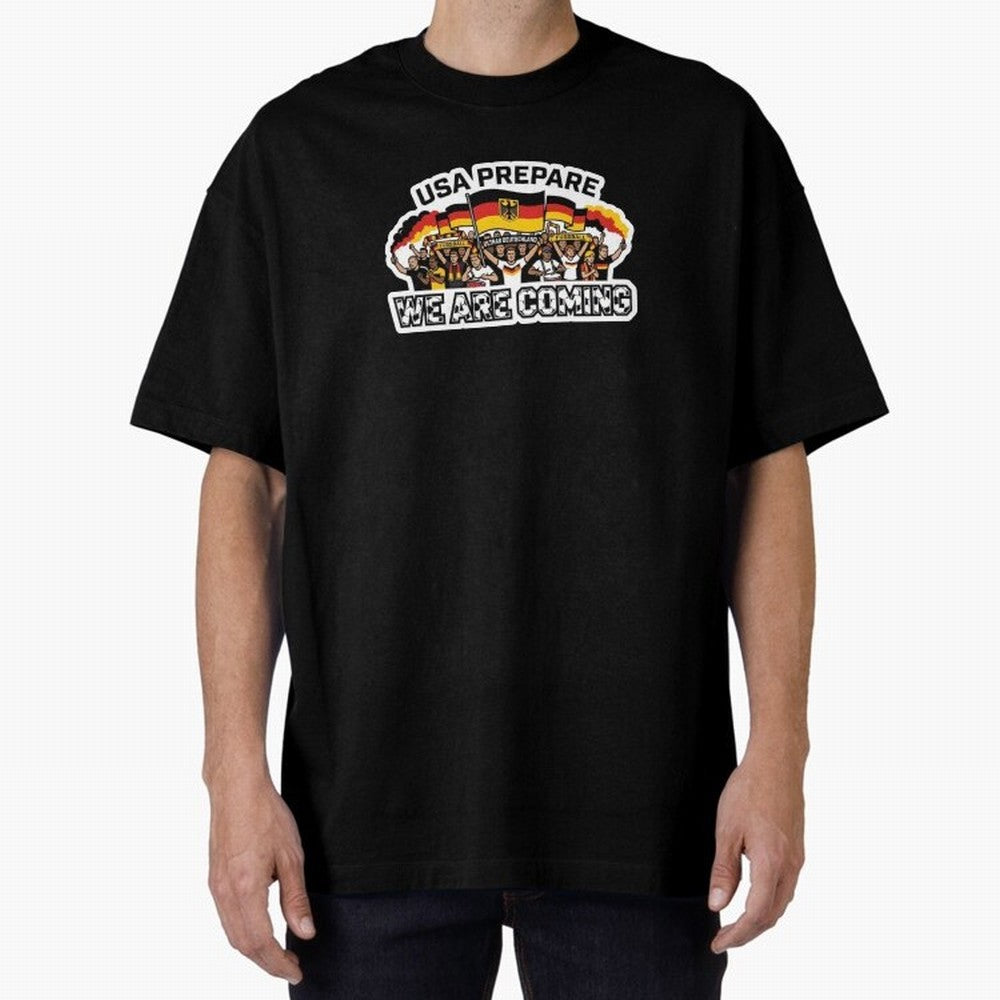 Germany Soccer Fans 2026 Sticker We Are Coming Classic T-Shirt Experience the Global Stage of the FIFA World Cup 2026 Journey through Messi and Cristiano Ronaldo Highlights, Germany Pride, Stadium Chants, National Pride, Trophy Dreams and