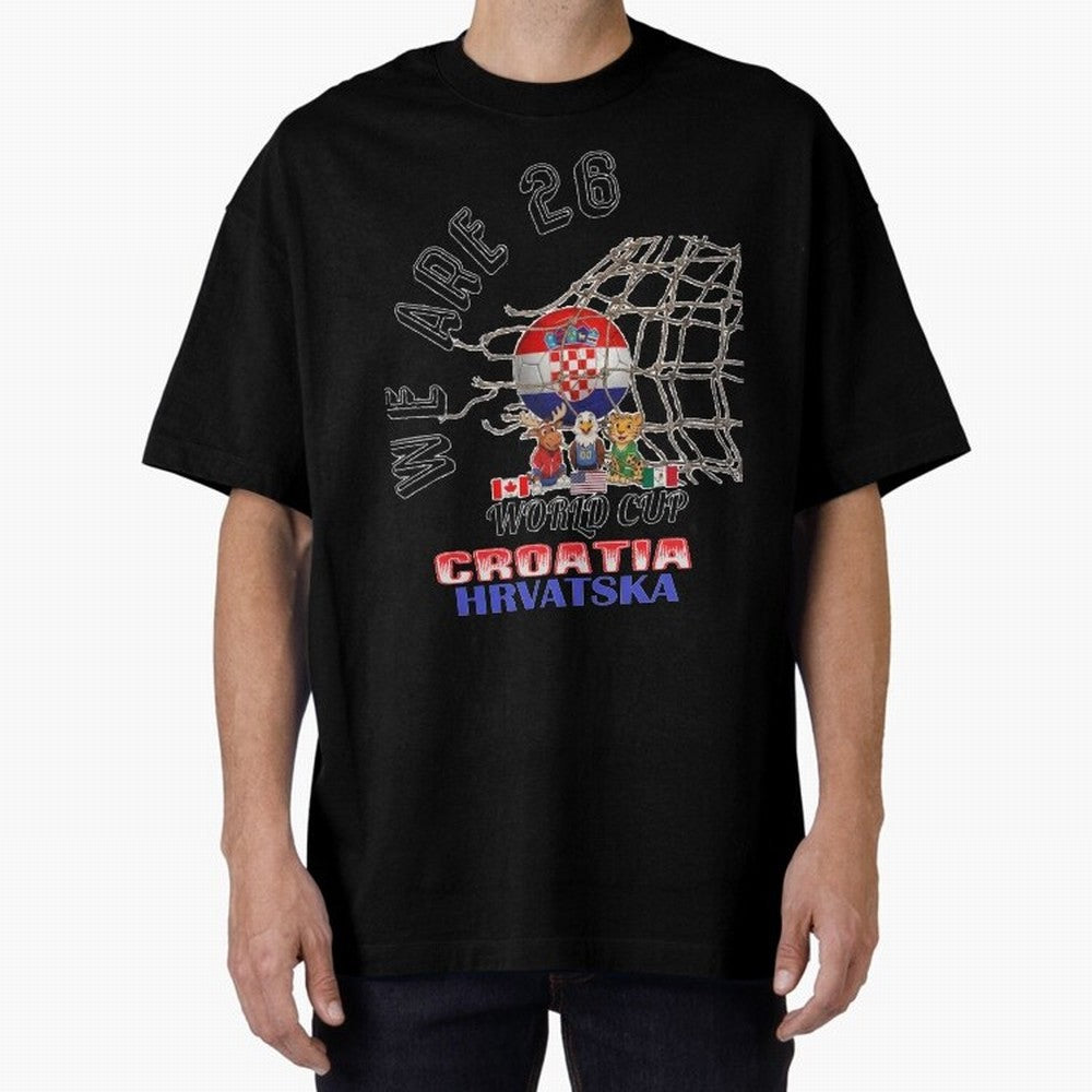 World cup 26 - Croatia Classic T-Shirt Follow the Final Road of the FIFA World Cup 2026 USA Canada Mexico Journey through Neymar, Haaland and Cristiano Ronaldo Highlights, Portugal, Spain and Germany Pride, Global Supporter Spirit, Legendary Goals,