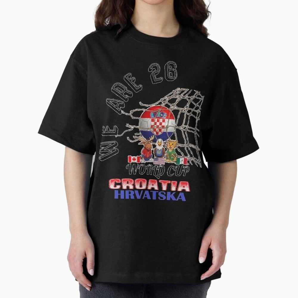 World cup 26 - Croatia Classic T-Shirt Follow the Final Road of the FIFA World Cup 2026 USA Canada Mexico Journey through Neymar, Haaland and Cristiano Ronaldo Highlights, Portugal, Spain and Germany Pride, Global Supporter Spirit, Legendary Goals,