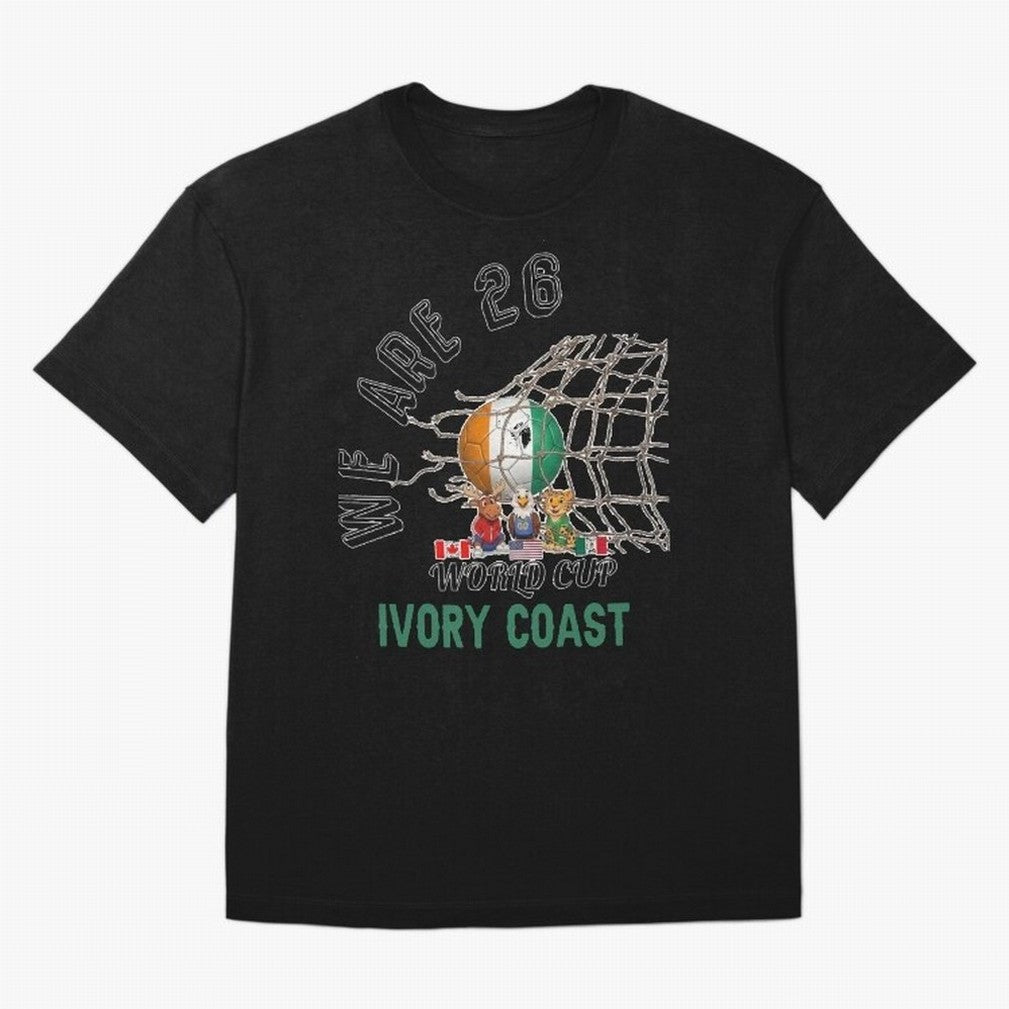 World cup 26 - Ivory Coast Classic T-Shirt Bring World Football Passion into Global Football Passion for FIFA World Cup 2026, Featuring Haaland, France and Portugal, Global Supporter Spirit, Legendary Goals, National Colors and Tournament