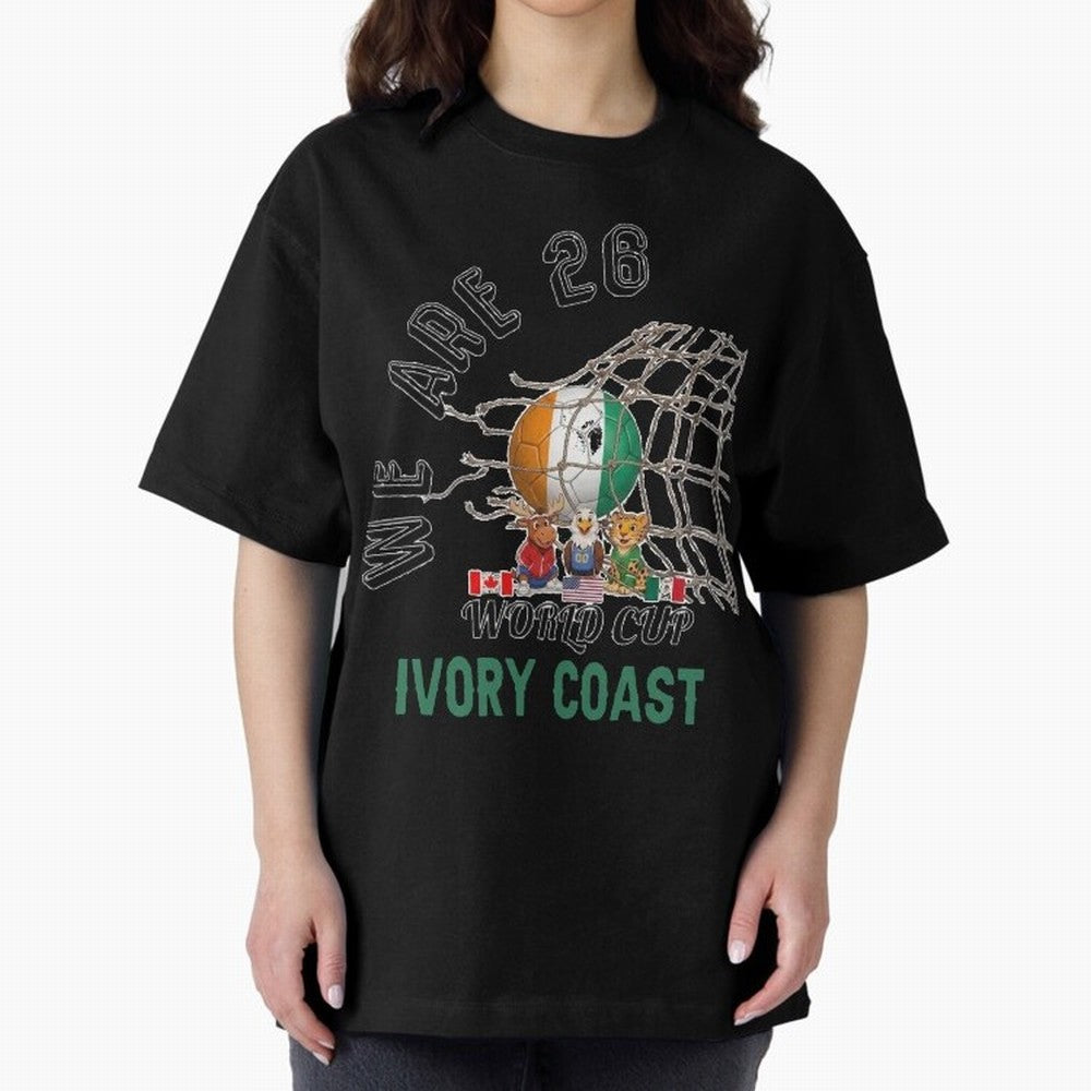 World cup 26 - Ivory Coast Classic T-Shirt Bring World Football Passion into Global Football Passion for FIFA World Cup 2026, Featuring Haaland, France and Portugal, Global Supporter Spirit, Legendary Goals, National Colors and Tournament