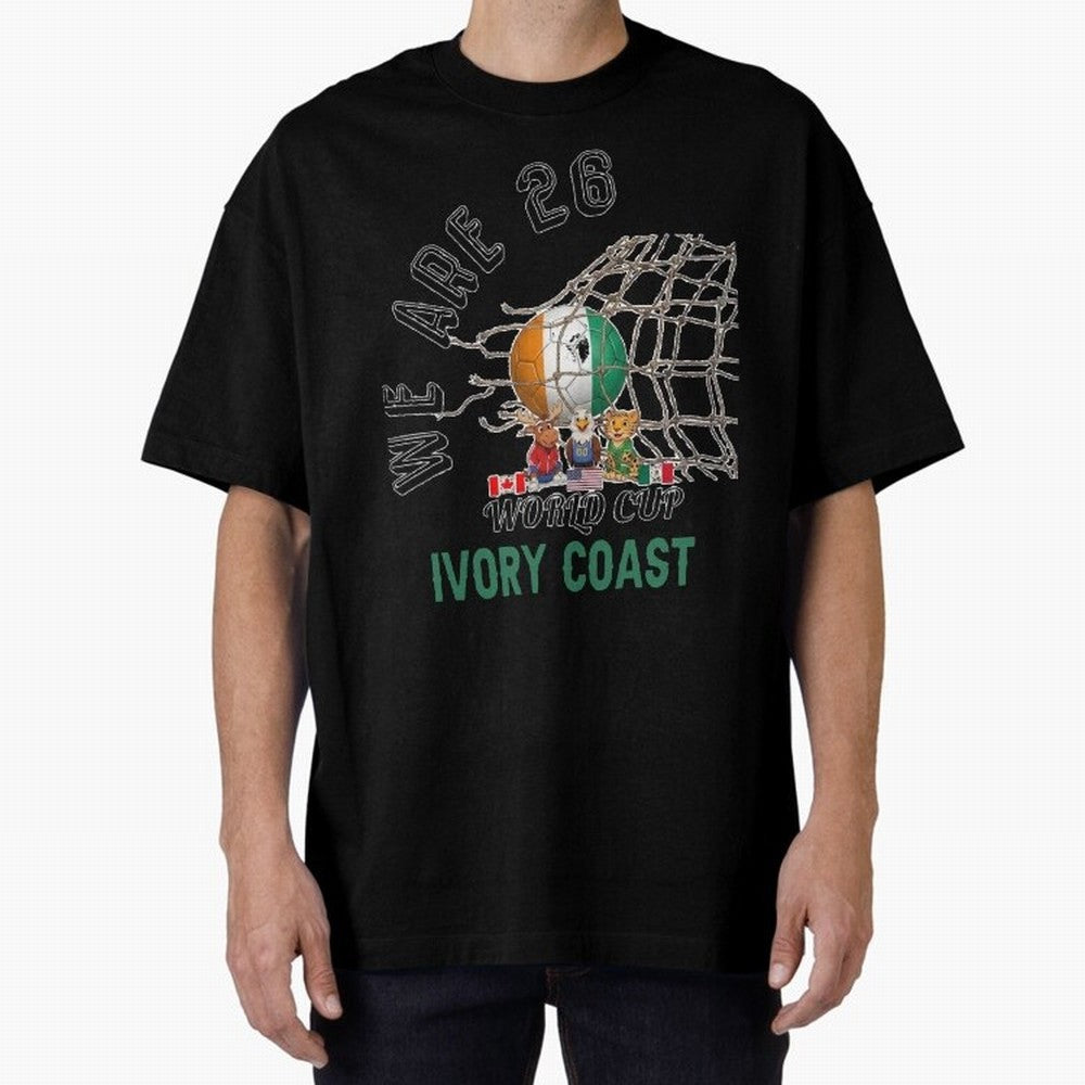 World cup 26 - Ivory Coast Classic T-Shirt Bring World Football Passion into Global Football Passion for FIFA World Cup 2026, Featuring Haaland, France and Portugal, Global Supporter Spirit, Legendary Goals, National Colors and Tournament