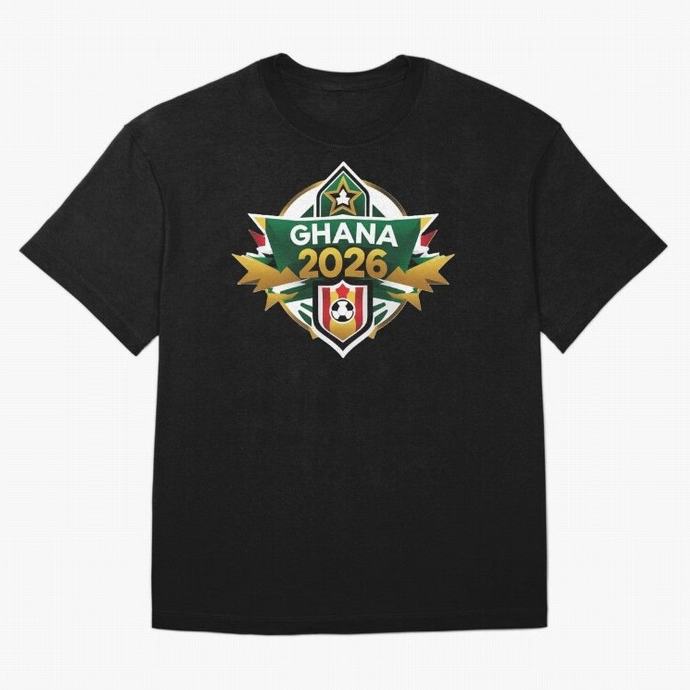 Ghana WC 2026 Classic T-Shirt Follow Every Goal of FIFA World Cup 2026 Group Stage Spirit, Featuring Germany, CR7, Classic Soccer Heritage, Championship Pressure, Fan Loyalty and International Pride; Ideal for Fans Who Follow Messi, Cristiano